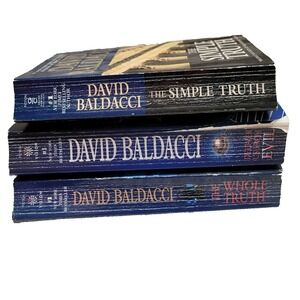 David Baldacci Mystery Thriller Book Lot 3 The Simple Truth Deliver Us From Evil